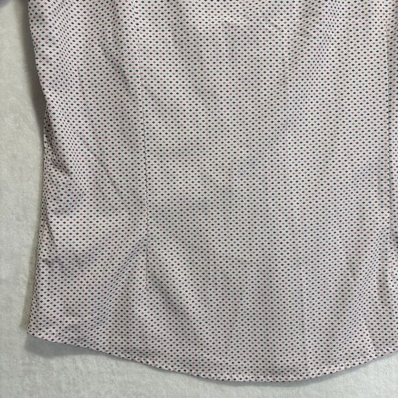 Mizzen+Main Shirt Men's Medium Trim Short Sleeve Leeward Performance Stretch - Picture 15 of 16